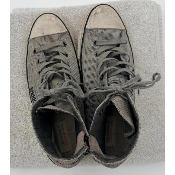 Converse x Varvatos Chuck Taylor Hi 151283C US12 Grey w/ Zip - Picture 6 of 9